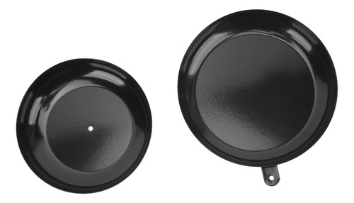 Plato Portafrutas, Clásico, Negro, Decorativo, De Doble Capa