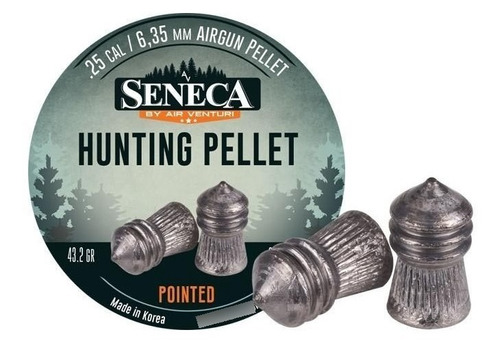 Seneca Hunting Pellet Pointed 6.35mm 83pz 42.2gr Xchwsc