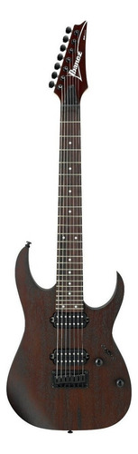 Guitarra eléctrica Ibanez RG Standard RG7421 de caoba walnut flat con diapasón de jatoba