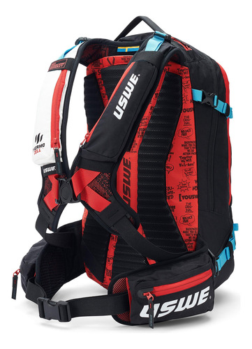 Uswe Pow 25l, Mochila Para Esqui Y Snowboard Con Protector