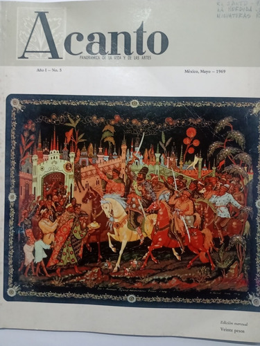 Revista De Arte Antigua Acanto 1969 Entrevista Luis Buñuel