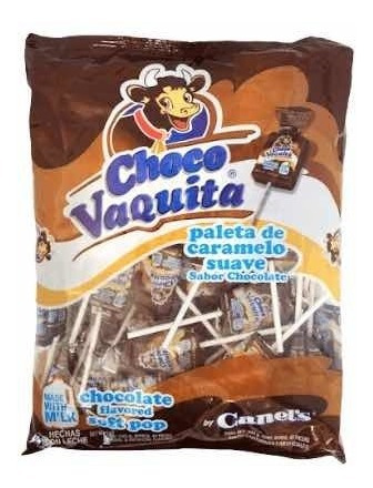 Paleta De Caramelo Suave Chocolate Canels 3.008 Kg 320 Pzas