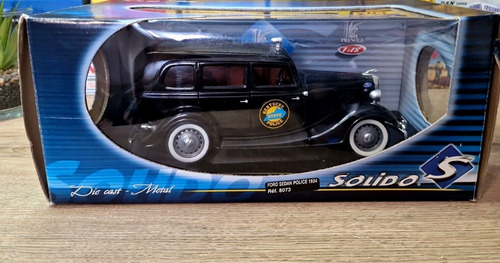 1934 Ford Sedan Kentucky Police Escala 1/18 Marca Solido