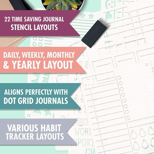 Ultimate Productivity Stencils And Planner Stickers For Jour
