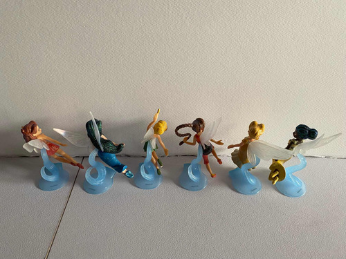 Set De Figuras Tinkerbell Y Amigas Disney Store (Usado)
