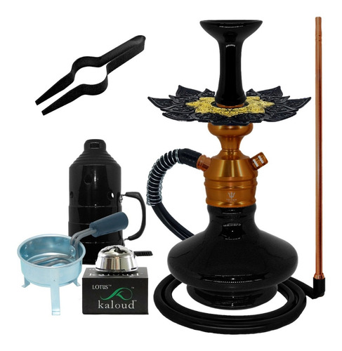 Narguile Completo Triton Zip Barato Anti Chamas Kaloud Zeus