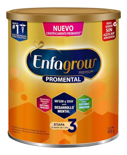 Enfagrow Premium 3 1-3 Años Lata Con 800 G