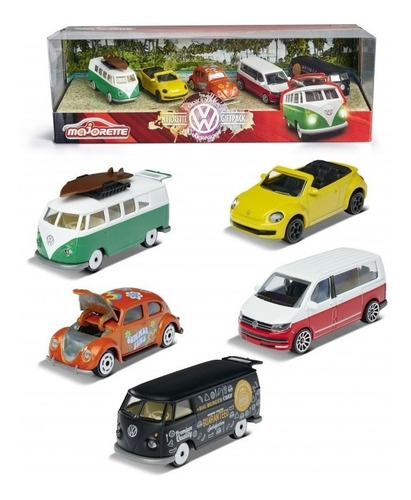 Autos Carros Volkswagen Collection, Escala 1:64, Majorette 