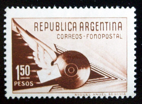 Argentina, Sello Gj 838 Fonopostal $1,50 Nuevo L4887