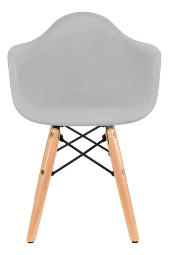 Silla Eames Infantil Con Descansabrazos - Duduk Gris