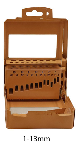 Organizador De Puntas De Taladro, Caja De 1 A 13 Mmae