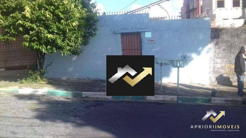 Terreno À Venda, 250 M² Por R$ 350.000,00 - Cidade São Jorge - Santo André/sp - Te0031