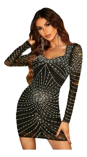 Vestidos cortos online con piedras