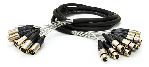 Multicabos Xlr 12 Vias Amphenol - 15 Metros