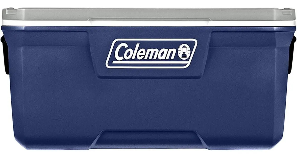 Hielera 120 Qt Azul/tapa Gris Coleman