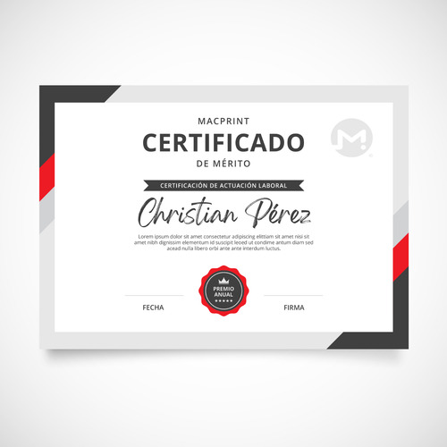 45 Diplomas Reconocimiento Opalina Tamaño A4