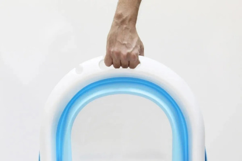 Imagen 7 de 7 de Bañera Plegable Bebe Infantil Tapon Marca Mega Baby