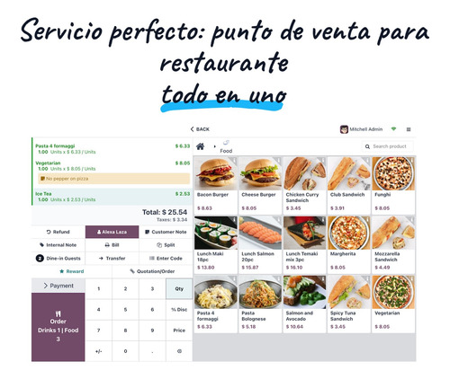 Sistema Pos Restaurante O Tienda Servicio Impecable Versátil