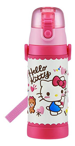 Botella Agua Niños 3d Acero 480ml Hello Kitty
