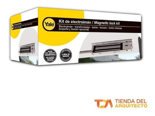 Kit De Electroimán 350 Lb Para Puertas De Vidrio /marca Yale