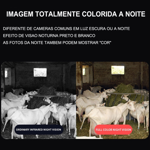 Cámara Wifi 5g 1080p Monitor De Visión Nocturna En Color Par