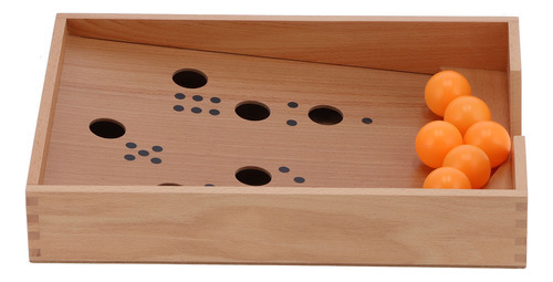 Tenis De Mesa Montessori Wooden Blow Educativo Para Niños Pe