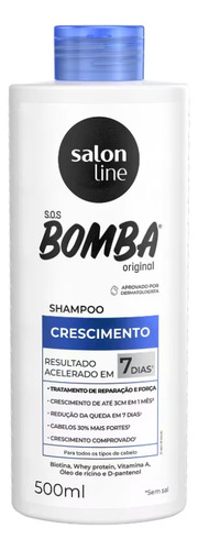 Shampoo Salon Line Sos Bomba Original 500ml