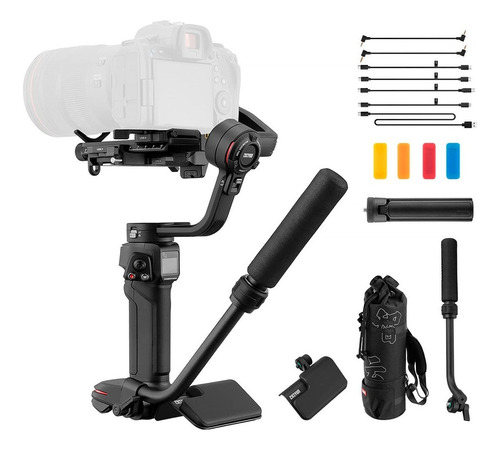 Estabilizador Gimbal Zhiyun Weebill 3 Combo Cámara Reflex Color Negro