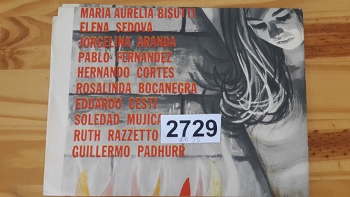 Afiche Cine Poster Bernardo Arias El Inquisidor Olga Zubarry