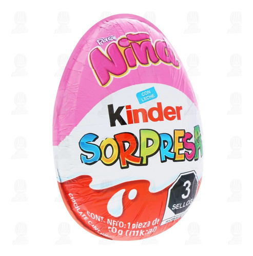 Huevo Kinder Sorpresa 8 Pz Niña