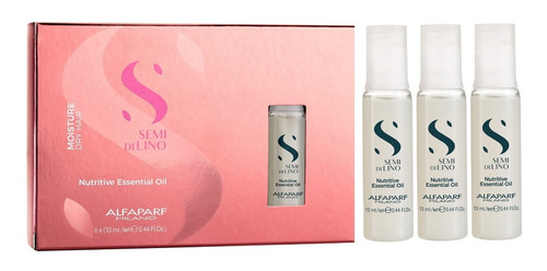 Alfaparf X3 Moisture Ampolla Nutrición Cabello Seco X13ml