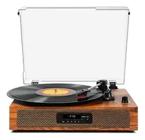 Comprar Vintage Record Player Bluetooth 3-speed Vinyl Record Pl...