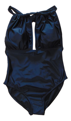 Traje De Baño Dama Entero Abertura Frontal