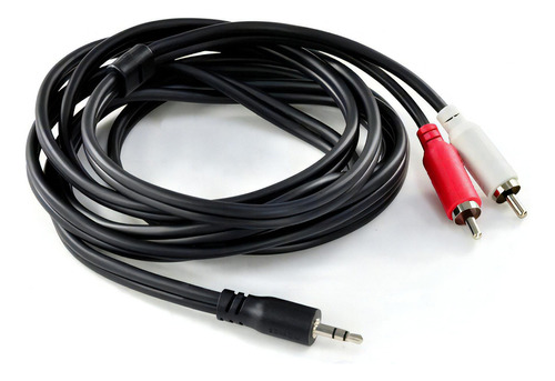 Cabo De Audio 2 Rca Macho Para P2 28 Awg 3,5mm 2m-p2r35-2