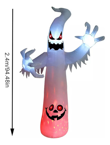 Decoración Led Con Forma De Fantasma Hinchable For Hallowee