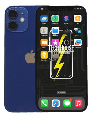 Apple iPhone 12 Mini (128 Gb) - Azul (liberado) (Reacondicionado)