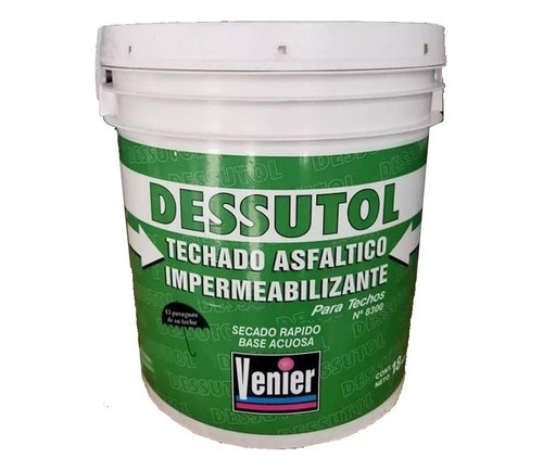 Dessutol 8300 Techado Asfáltico Impermiabilizante 18kg Mm