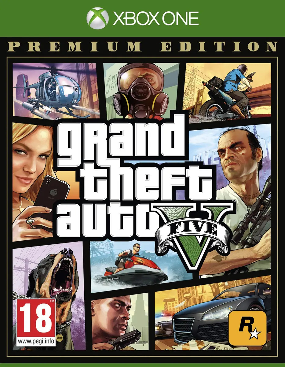 Gta 5 Xbox One Premium Edition Physical