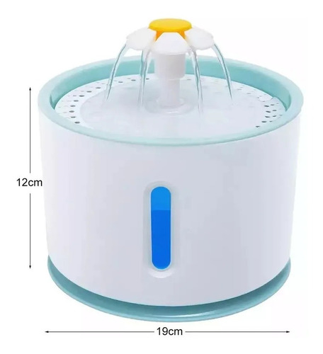 Imagen 10 de 10 de Fuente Dispensador Agua Eléctrico Bebedero Gatos +13 Filtros