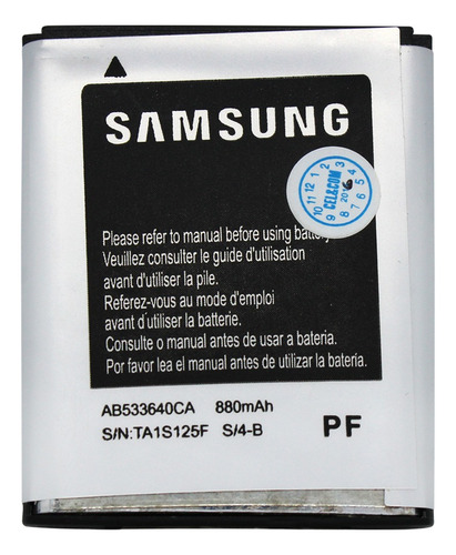 Pila Batería Compatible Con Samsung Ab533640 Ca