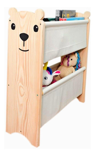 Rack Para Brinquedos Jogos E Livros Infantil Montessori Bear