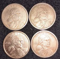 Comprar 4 Monedas One Dolar Estados Unidos,sacagawea,año2000.oferta