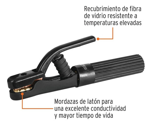 Imagen 2 de 9 de Pinza Porta Electrodos 300a Maxima Conducividad Soldadora