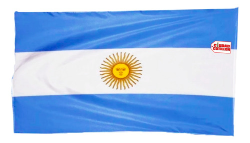 Bandera Argentina 90x120cm Ventana Auto Mundial Fútbol - Cc