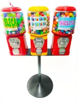 Comprar 3 Maquina De Bolinha+pedestal+bolinha+brinde+chiclete S\u002Fjuro
