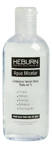 Heburn Agua Micelar Limpieza Facial Desmaquillante X 200 Ml 