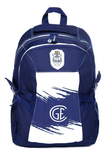 Mochila Solci Gimnasia Y Esgrima De La Plata Unisex Futbol Color Azul Marino