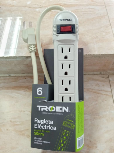 Regleta Eléctrica 6 Tomas Somos Tienda Física