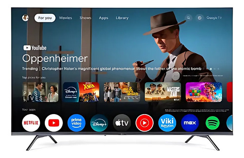 Smart Tv De 50 Bgh Google Tv B5023us6g Con Pantalla Led 4k