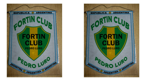 Banderin Chico 13cm Fortin Club Pedro Luro